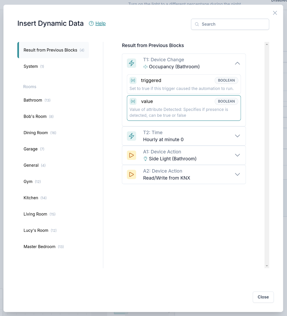 Dynamic Data - Prev Step