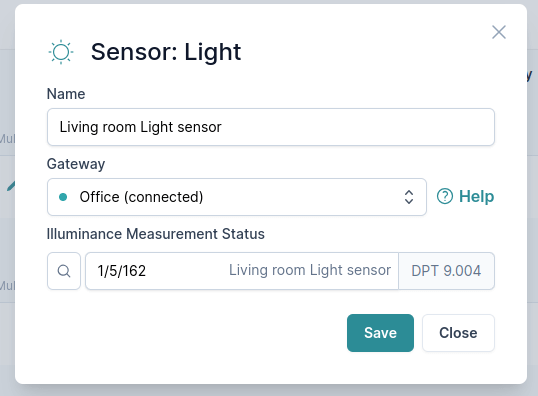 ETS fix device configuration