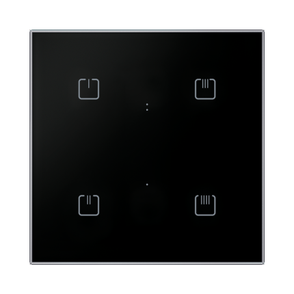 Inels Glass-Touch-Wandschalter - 4 Tasten