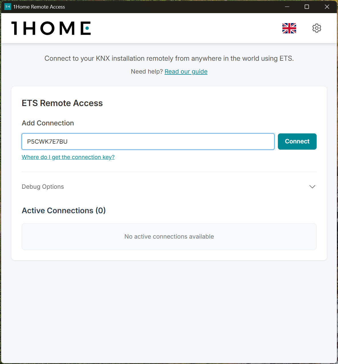 KNX remote access not configured