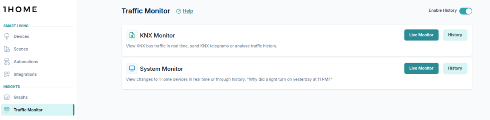 Select your traffic monitor
