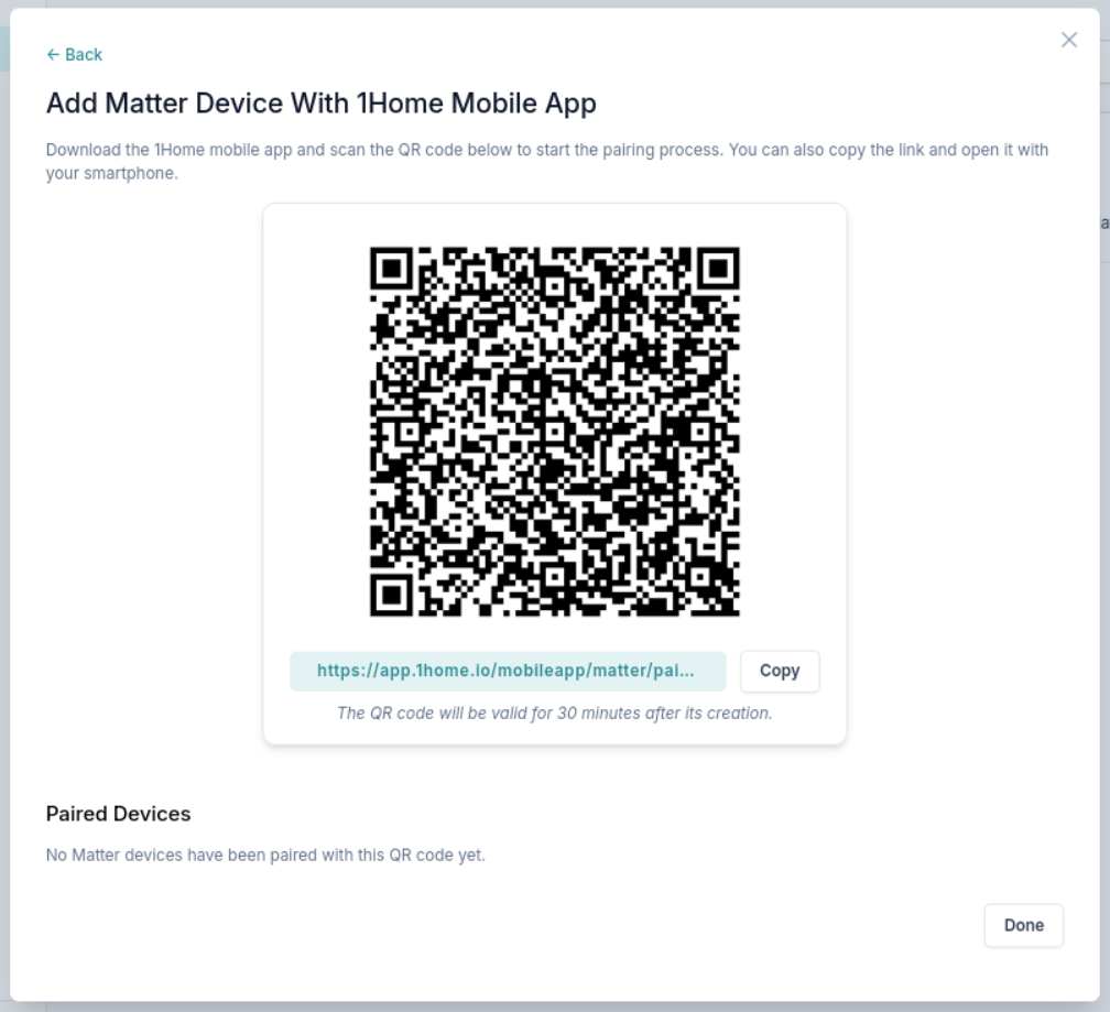 Associazione Matter con l'app