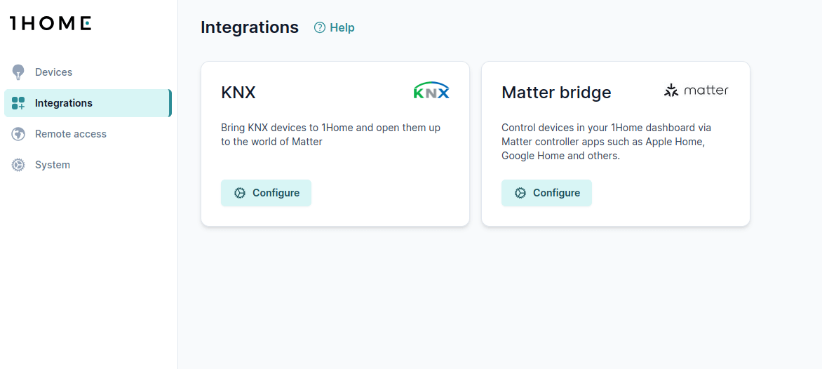 Server integrations